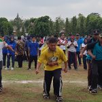 Ribuan Pelajar Ramaikan Lomba Baris Berbaris