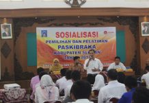 Dispora Sleman Gelar Sosialisasi Seleski PASKIBRAKA 2019