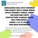 Hasil KOSN tingkat Kabupaten Sleman tahun 2021