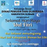 Selamat Hari Jadi Kabupaten Sleman ke 106