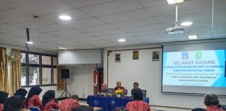 DISPORA SLEMAN MENERIMA KUNJUNGAN STUDY TIRU DARI DINAS KEPEMUDAAN DAN OLAHRAGA KABUPATEN KUTAI TIMUR