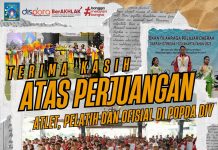 Terimakasih Atas Perjuangan Atlet, Pelatih dan Ofisial di POPDA DIY 2025