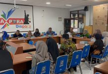 DISPORA MENGADAKAN FORUM GROUP DISCUSSION (FGD) STANDAR PELAYANAN OPERASIONAL HIBAH BARANG/ ALAT OLAHRAGA