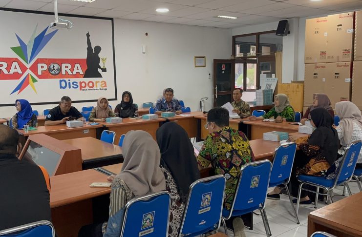 DISPORA MENGADAKAN FORUM GROUP DISCUSSION (FGD) STANDAR PELAYANAN OPERASIONAL HIBAH BARANG/ ALAT OLAHRAGA