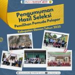 Pengumuman Hasil Seleksi Pemilihan Pemuda Pelopor Kabupaten Sleman Tahun 2025