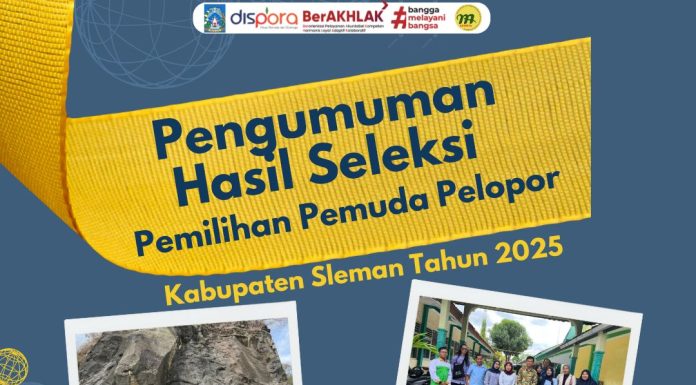 Pengumuman Hasil Seleksi Pemilihan Pemuda Pelopor Kabupaten Sleman Tahun 2025