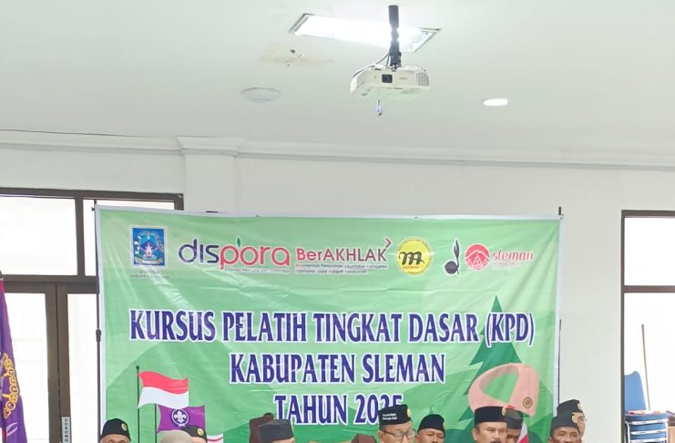 KPD Sleman 2025 Resmi Dibuka, 40 Peserta Siap Menjadi Pelatih Pembina Pramuka yang Andal dan Berkualitas