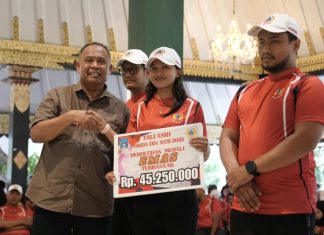 Pemkab Sleman Beri Apresiasi Atlet – Atlet Berprestasi di PORDA dan PEPARDA DIY 2025