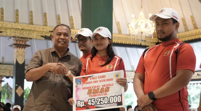 Pemkab Sleman Beri Apresiasi Atlet – Atlet Berprestasi di PORDA dan PEPARDA DIY 2025